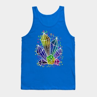 Galaxy Crystals Art Tank Top